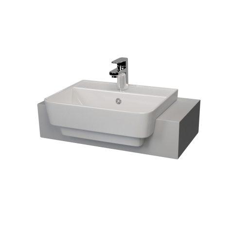 Zara Square Basin Semi Recessed 45cm