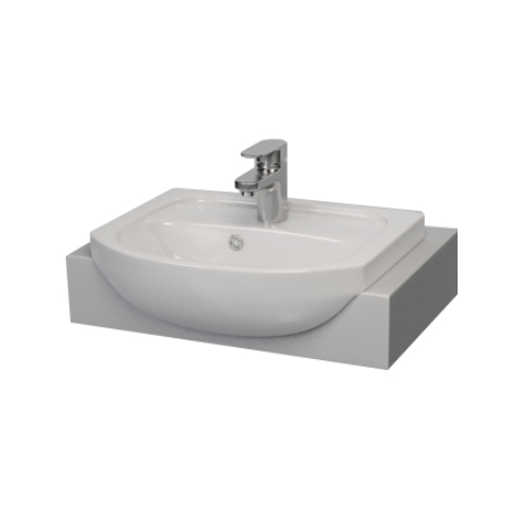 Atlas Basin 40cm Semi Recessed