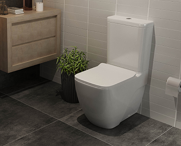 Rimless toilet